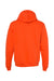 Champion S700 Mens Double Dry Eco Moisture Wicking Fleece Hooded Sweatshirt Hoodie w/ Pouch Pocket Orange Flat Back