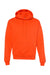 Champion S700 Mens Double Dry Eco Moisture Wicking Fleece Hooded Sweatshirt Hoodie w/ Pouch Pocket Orange Flat Front