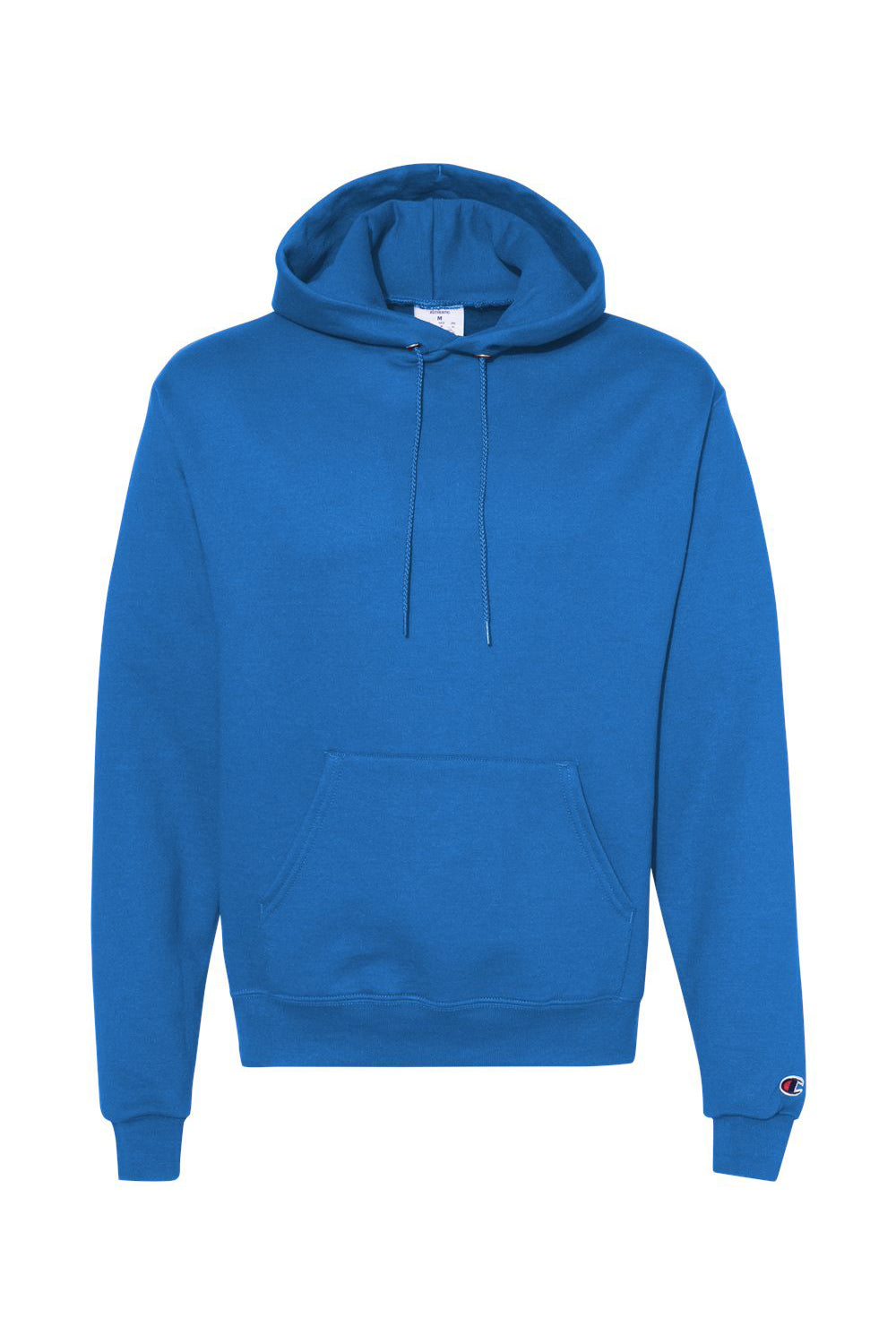 Champion S700 Mens Double Dry Eco Moisture Wicking Fleece Hooded Sweatshirt Hoodie w/ Pouch Pocket Royal Blue Flat Front