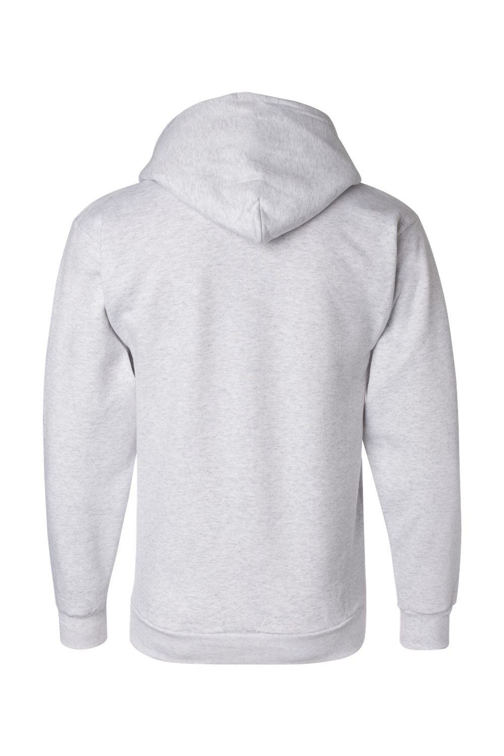 Champion S700 Mens Double Dry Eco Moisture Wicking Fleece Hooded Sweatshirt Hoodie w/ Pouch Pocket Silver Grey Flat Back