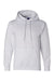 Champion S700 Mens Double Dry Eco Moisture Wicking Fleece Hooded Sweatshirt Hoodie w/ Pouch Pocket Silver Grey Flat Front