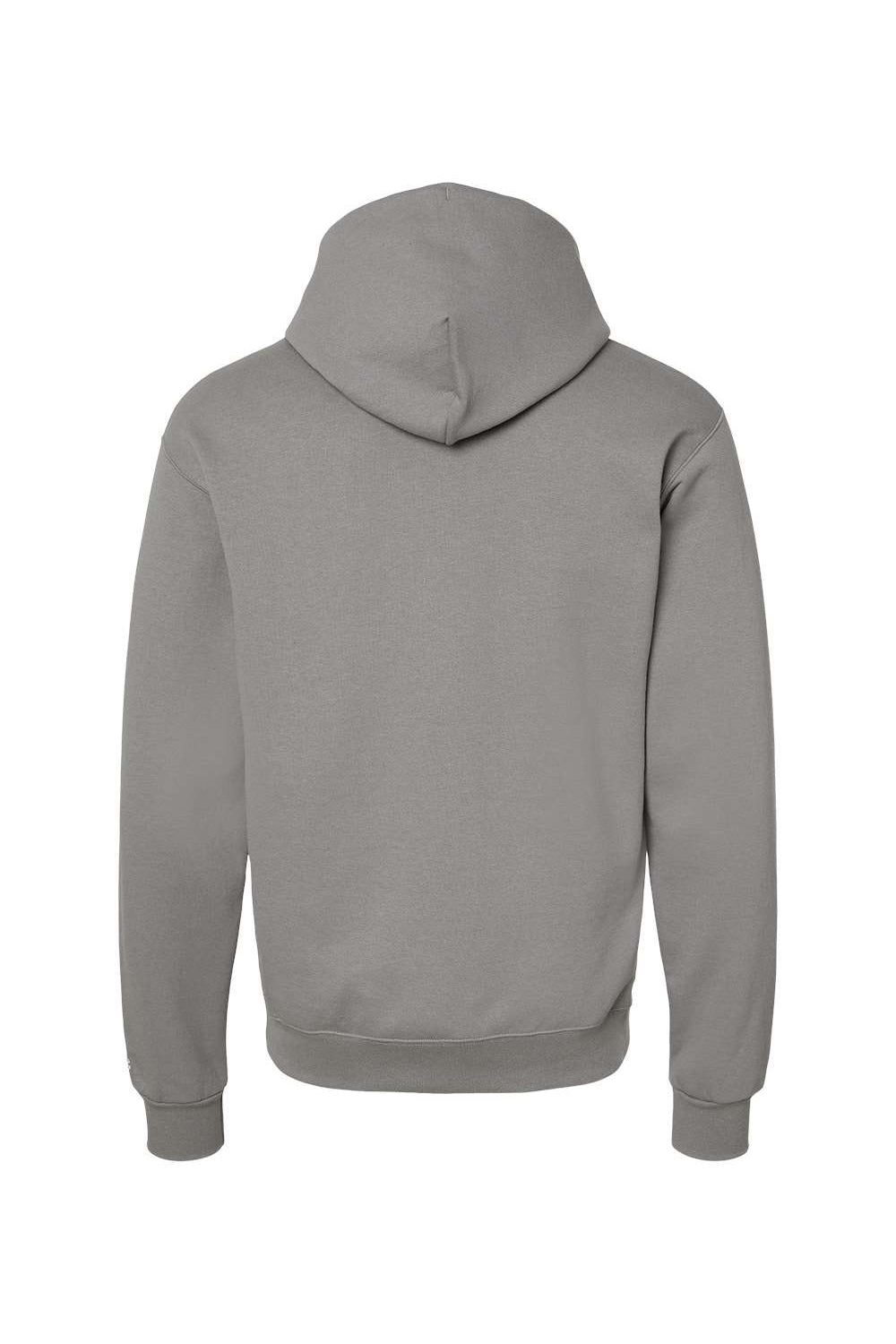Champion S700 Mens Double Dry Eco Moisture Wicking Fleece Hooded Sweatshirt Hoodie w/ Pouch Pocket Stone Grey Flat Back