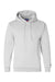 Champion S700 Mens Double Dry Eco Moisture Wicking Fleece Hooded Sweatshirt Hoodie w/ Pouch Pocket White Flat Front