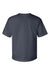 Champion T105 Mens Heritage Short Sleeve Crewneck T-Shirt Navy Blue Flat Back
