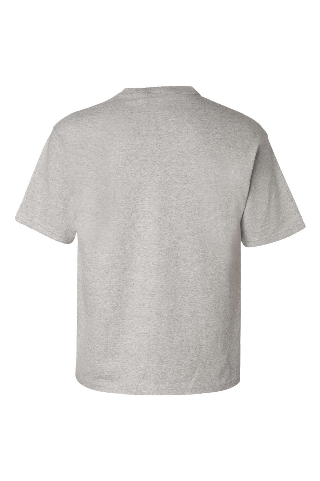 Champion T105 Mens Heritage Short Sleeve Crewneck T-Shirt Oxford Grey Flat Back