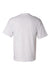 Champion T425 Mens Short Sleeve Crewneck T-Shirt Ash Grey Flat Back