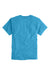 Champion T425 Mens Short Sleeve Crewneck T-Shirt Lagoon Blue Flat Back