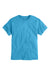 Champion T425 Mens Short Sleeve Crewneck T-Shirt Lagoon Blue Flat Front