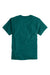 Champion T425 Mens Short Sleeve Crewneck T-Shirt Emerald Green Flat Back