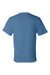Champion T425 Mens Short Sleeve Crewneck T-Shirt Light Blue Flat Back