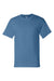 Champion T425 Mens Short Sleeve Crewneck T-Shirt Light Blue Flat Front