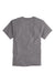 Champion T425 Mens Short Sleeve Crewneck T-Shirt Stone Grey Flat Back