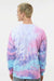 Colortone 2000 Mens Long Sleeve Crewneck T-Shirt Cotton Candy Model Back