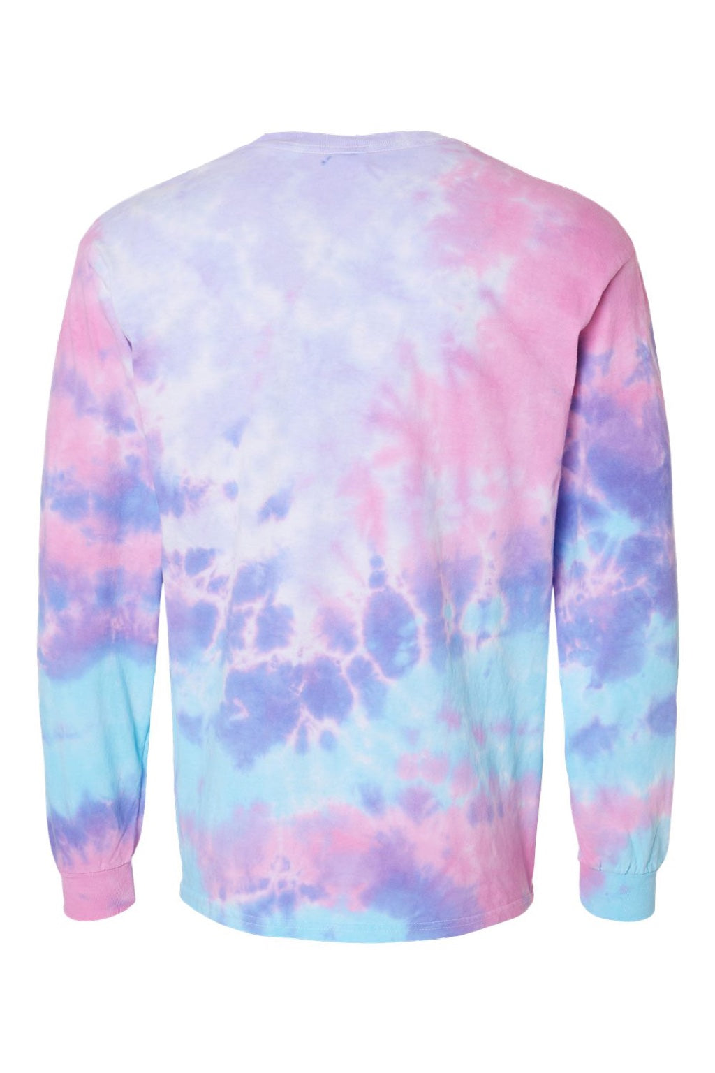 Colortone 2000 Mens Long Sleeve Crewneck T-Shirt Cotton Candy Flat Back