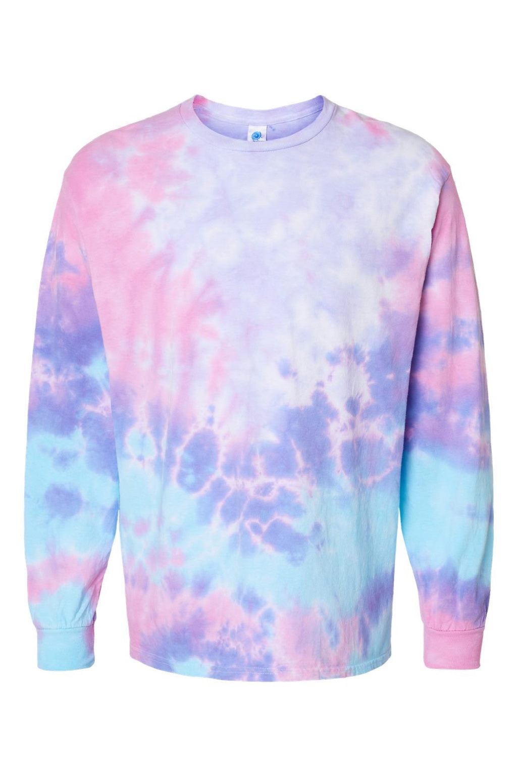 Colortone 2000 Mens Long Sleeve Crewneck T-Shirt Cotton Candy Flat Front