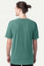 ComfortWash By Hanes GDH100 Mens Short Sleeve Crewneck T-Shirt Cactus Green Model Back