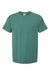 ComfortWash By Hanes GDH100 Mens Short Sleeve Crewneck T-Shirt Cactus Green Flat Front