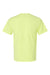 ComfortWash By Hanes GDH100 Mens Short Sleeve Crewneck T-Shirt Chic Lime Green Flat Back