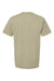 ComfortWash By Hanes GDH100 Mens Short Sleeve Crewneck T-Shirt Faded Fatigue Green Flat Back