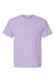 ComfortWash By Hanes GDH100 Mens Short Sleeve Crewneck T-Shirt Future Lavender Purple Flat Front