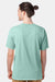 ComfortWash By Hanes GDH100 Mens Short Sleeve Crewneck T-Shirt Honeydew Green Model Back