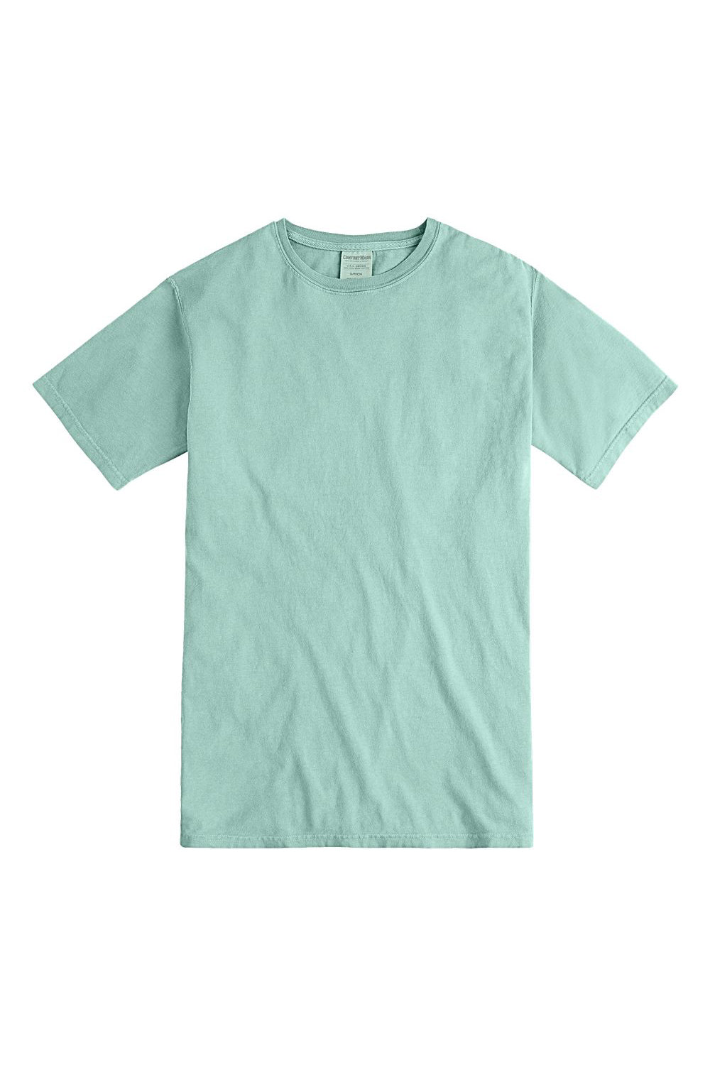 ComfortWash By Hanes GDH100 Mens Short Sleeve Crewneck T-Shirt Honeydew Green Flat Front