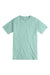 ComfortWash By Hanes GDH100 Mens Short Sleeve Crewneck T-Shirt Honeydew Green Flat Front