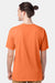 ComfortWash By Hanes GDH100 Mens Short Sleeve Crewneck T-Shirt Horizon Orange Model Back