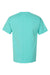 ComfortWash By Hanes GDH100 Mens Short Sleeve Crewneck T-Shirt Mint Green Flat Back
