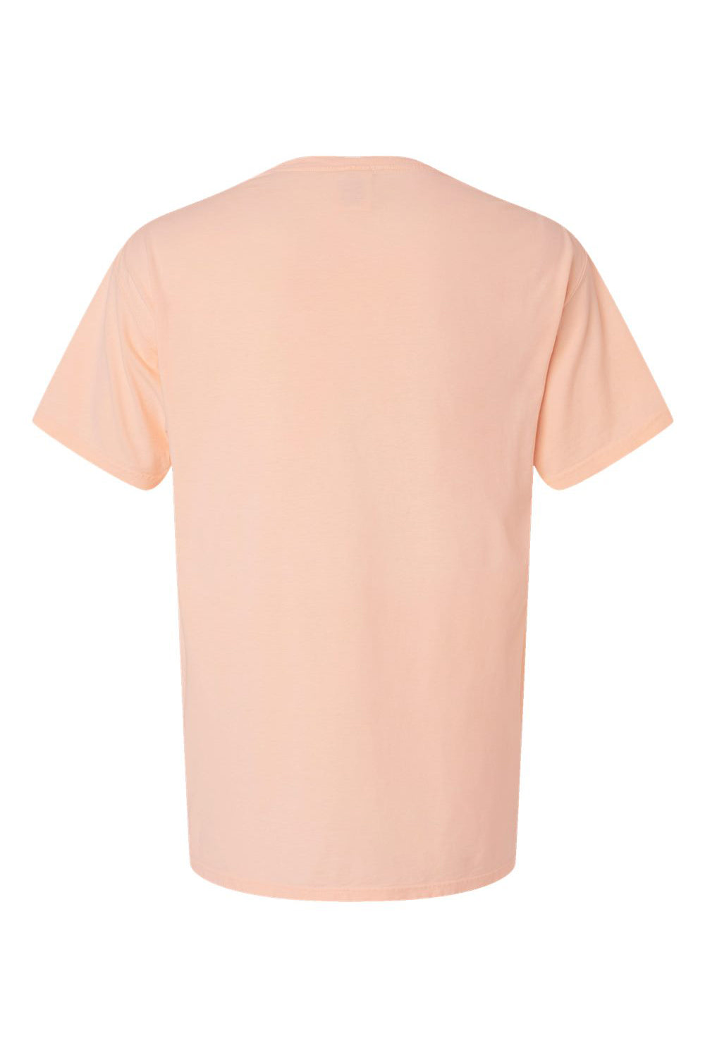 ComfortWash By Hanes GDH11B Mens Botanical Dyed Short Sleeve Crewneck T-Shirt Botanical Annatto Flat Back