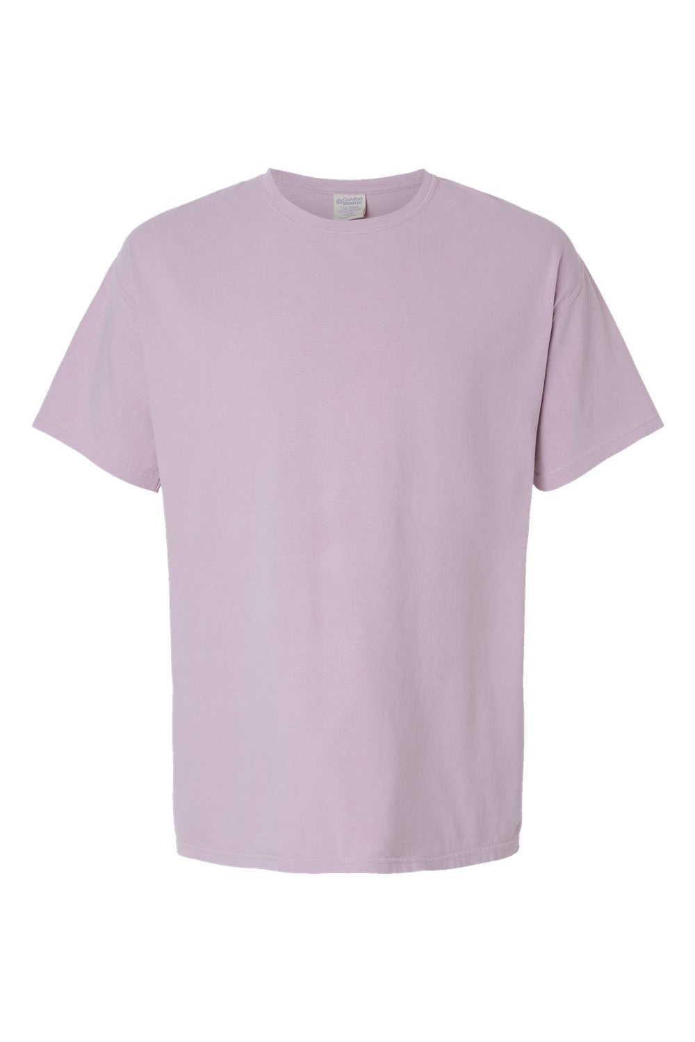 ComfortWash By Hanes GDH11B Mens Botanical Dyed Short Sleeve Crewneck T-Shirt Botanical Nimbus Flat Front