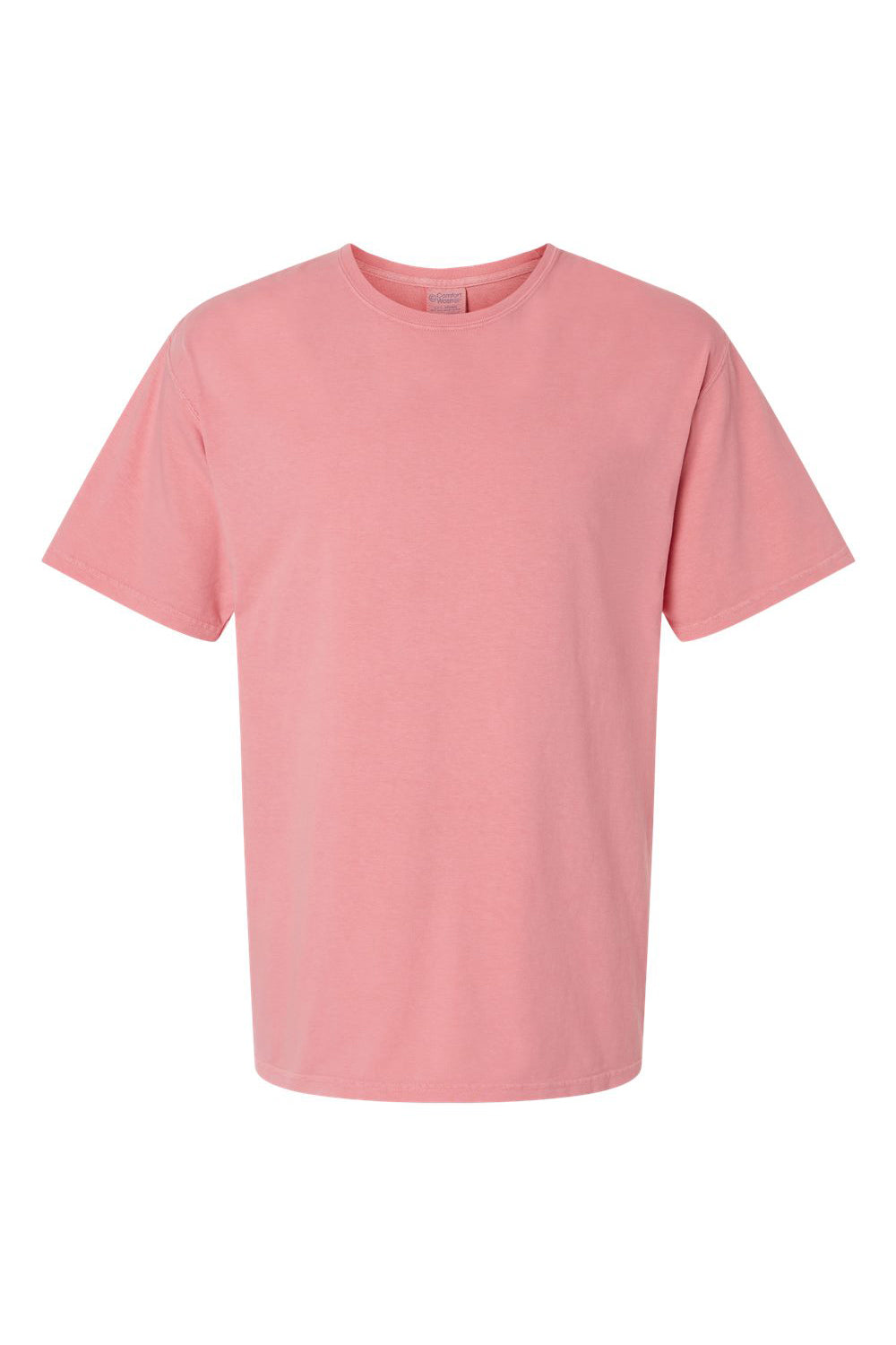 ComfortWash By Hanes GDH11B Mens Botanical Dyed Short Sleeve Crewneck T-Shirt Botanical Rubia Flat Front