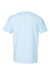 ComfortWash By Hanes GDH150 Mens Short Sleeve Crewneck T-Shirt w/ Pocket Soothing Blue Flat Back