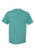 ComfortWash By Hanes GDH150 Mens Short Sleeve Crewneck T-Shirt w/ Pocket Spanish Moss Green Flat Back