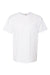 ComfortWash By Hanes GDH150 Mens Short Sleeve Crewneck T-Shirt w/ Pocket White Flat Front