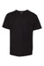 ComfortWash By Hanes GDH175 Youth Short Sleeve Crewneck T-Shirt Black Flat Front