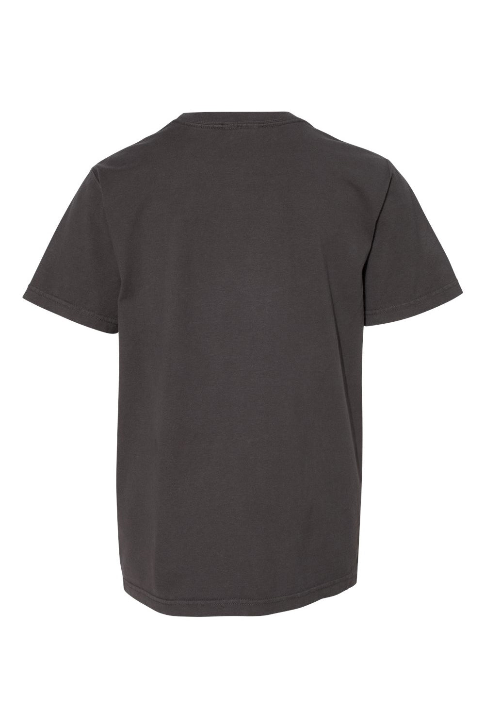 ComfortWash By Hanes GDH175 Youth Short Sleeve Crewneck T-Shirt Railroad Grey Flat Back