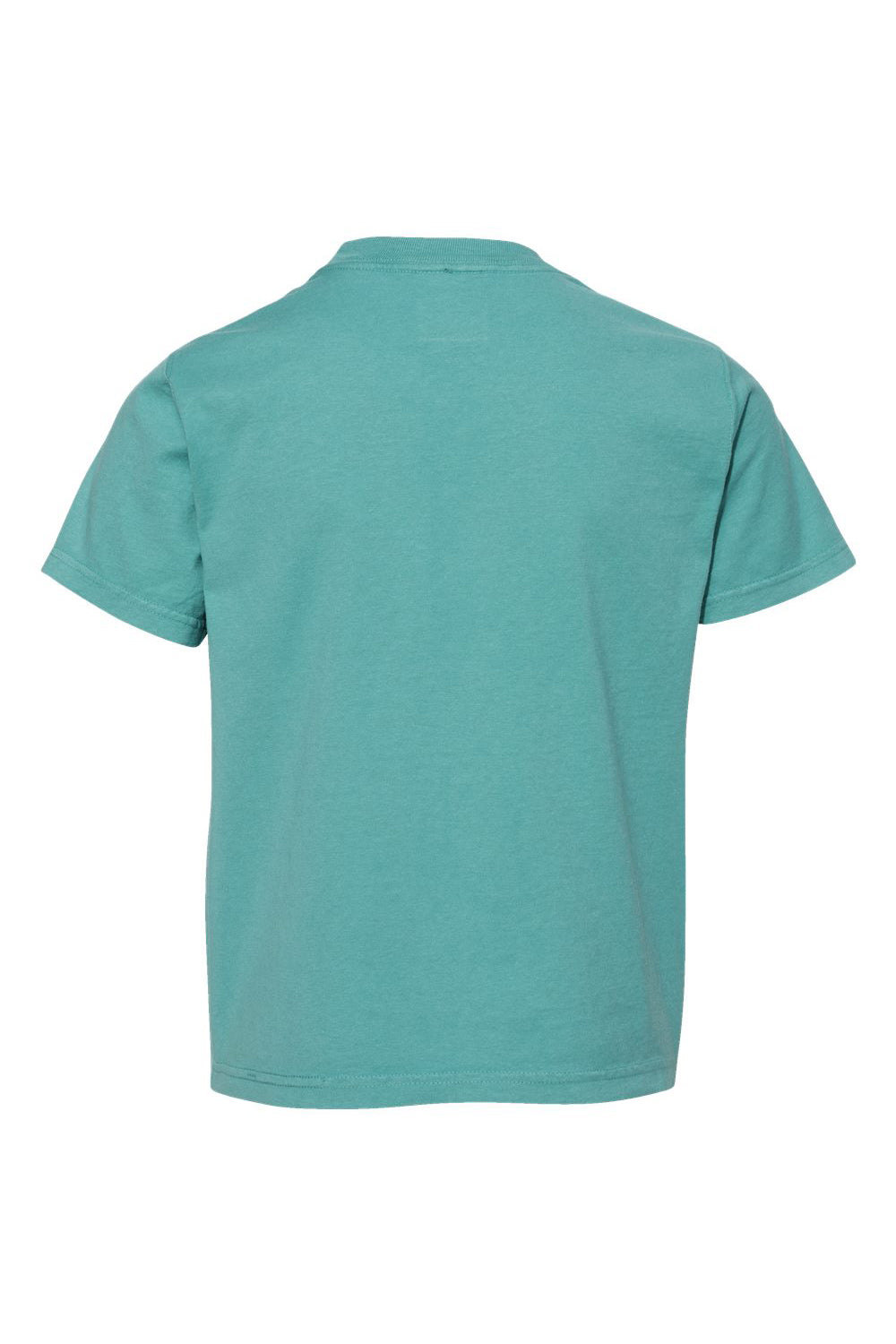 ComfortWash By Hanes GDH175 Youth Short Sleeve Crewneck T-Shirt Spanish Moss Green Flat Back