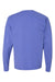 ComfortWash By Hanes GDH200 Mens Long Sleeve Crewneck T-Shirt Deep Forte Purple Flat Back