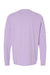 ComfortWash By Hanes GDH200 Mens Long Sleeve Crewneck T-Shirt Future Lavender Purple Flat Back