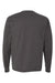 ComfortWash By Hanes GDH200 Mens Long Sleeve Crewneck T-Shirt Railroad Grey Flat Back
