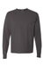 ComfortWash By Hanes GDH200 Mens Long Sleeve Crewneck T-Shirt Railroad Grey Flat Front