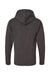 ComfortWash By Hanes GDH280 Mens Jersey Long Sleeve Hooded T-Shirt Hoodie Railroad Grey Flat Back
