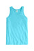 ComfortWash By Hanes GDH300 Mens Tank Top Freshwater Blue Flat Front