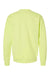 ComfortWash By Hanes GDH400 Mens Crewneck Sweatshirt Chic Lime Green Flat Back