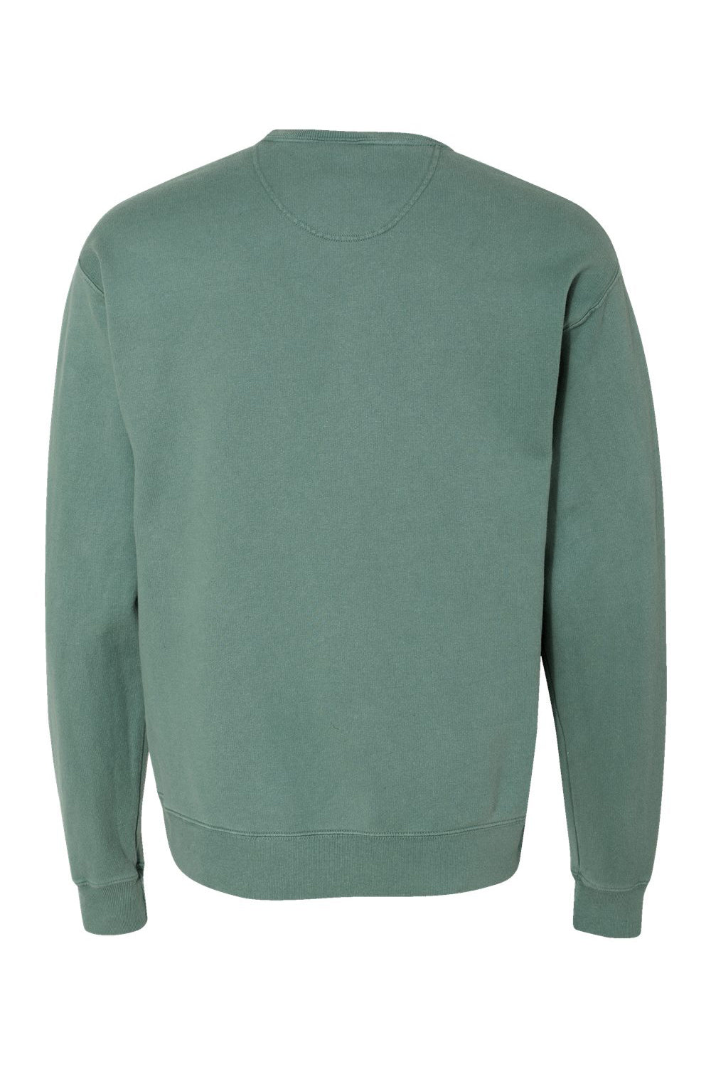 ComfortWash By Hanes GDH400 Mens Crewneck Sweatshirt Cypress Green Flat Back
