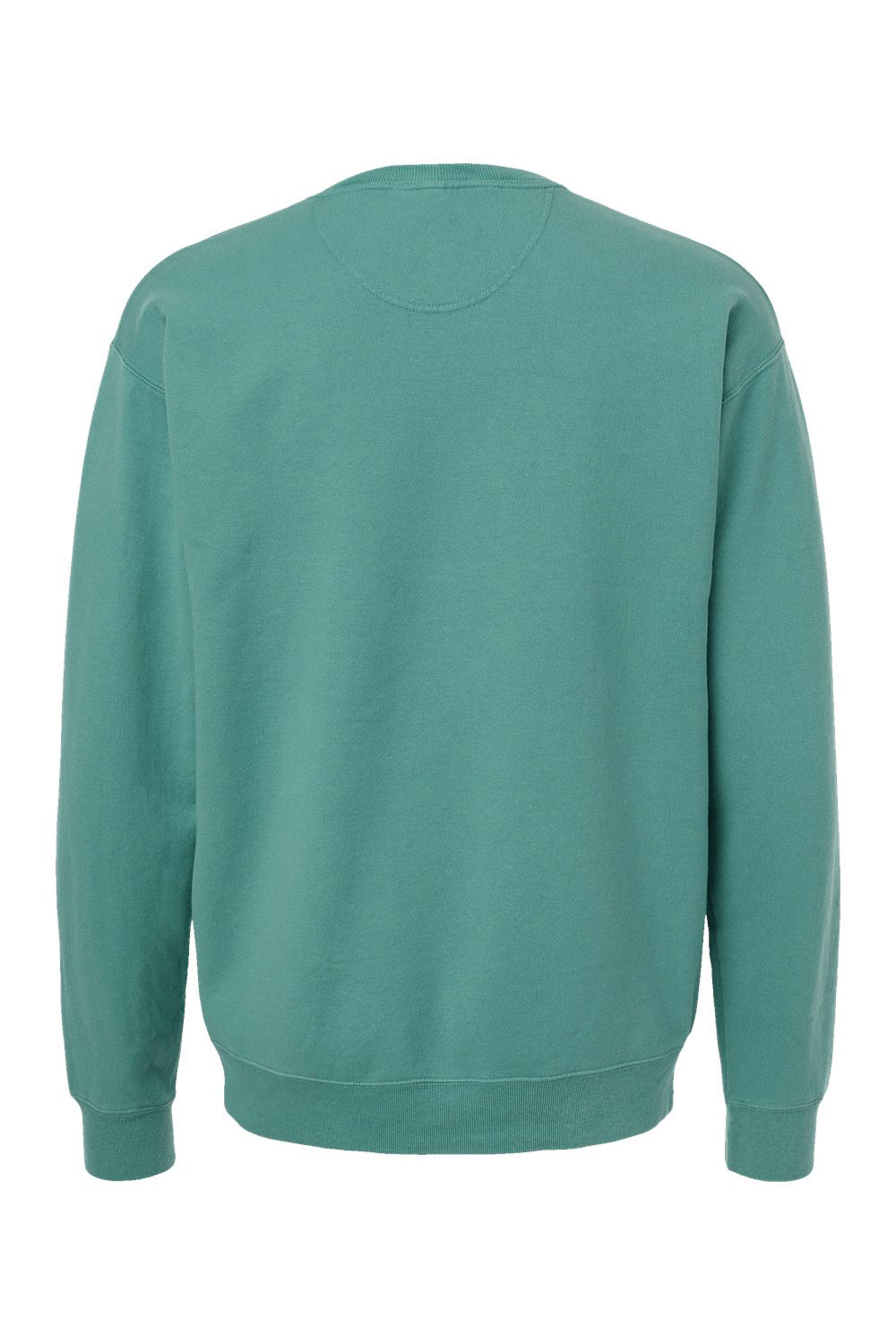 ComfortWash By Hanes GDH400 Mens Crewneck Sweatshirt Spanish Moss Green Flat Back