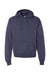 ComfortWash By Hanes GDH450 Mens Hooded Sweatshirt Hoodie w/ Pouch Pocket Anchor Slate Blue Flat Front