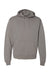 ComfortWash By Hanes GDH450 Mens Hooded Sweatshirt Hoodie w/ Pouch Pocket Concrete Grey Flat Front