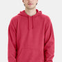 ComfortWash By Hanes Mens Hooded Sweatshirt Hoodie w/ Pouch Pocket - Crimson Fall Red